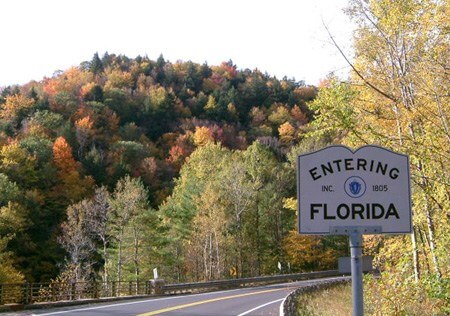 Entering Florida, Massachusetts sign