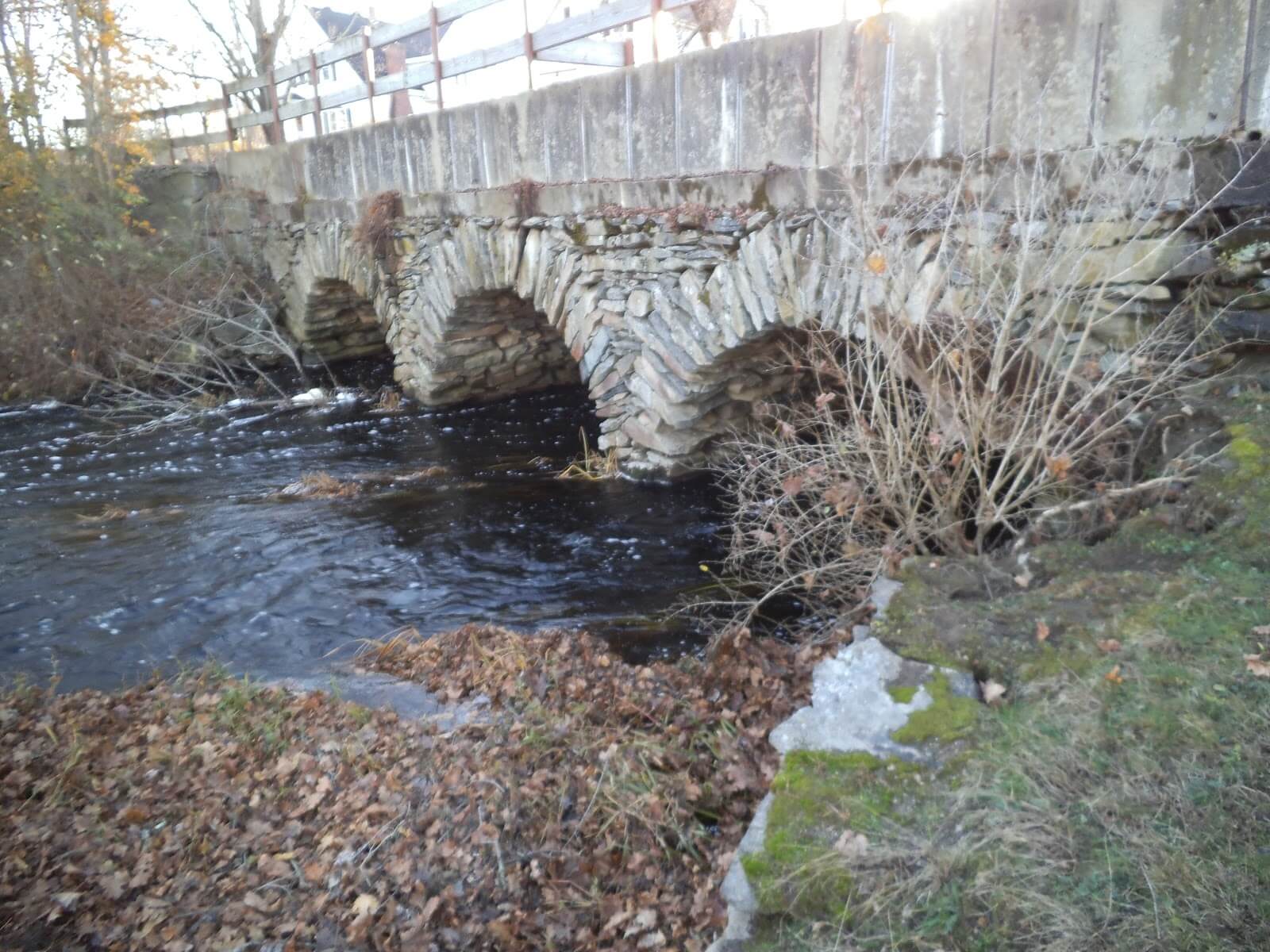 Arch Street Bridge in West Bridgewater, Massachusetts